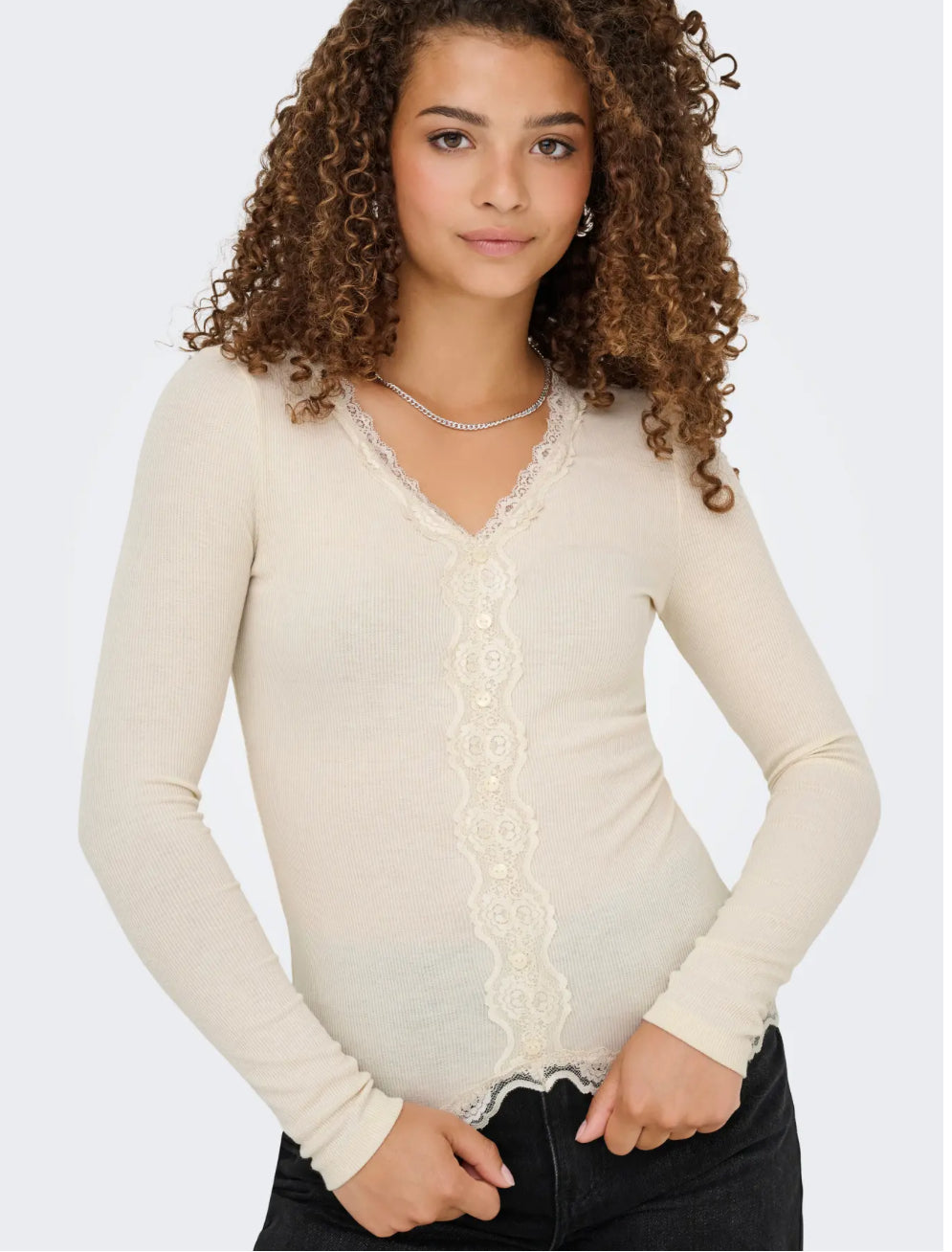 Only cardigan med blonde