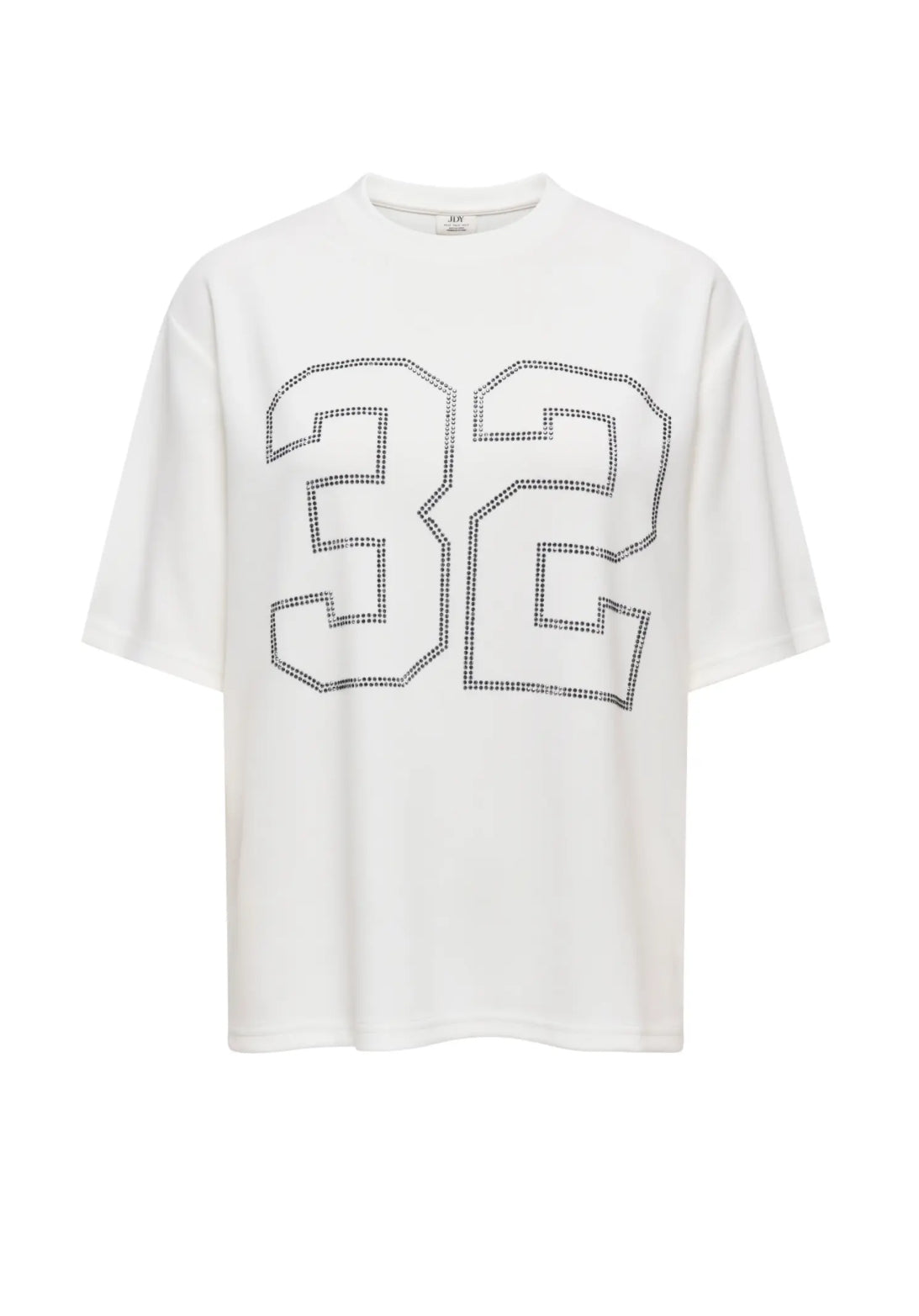 JDY t-shirt med glitter tal