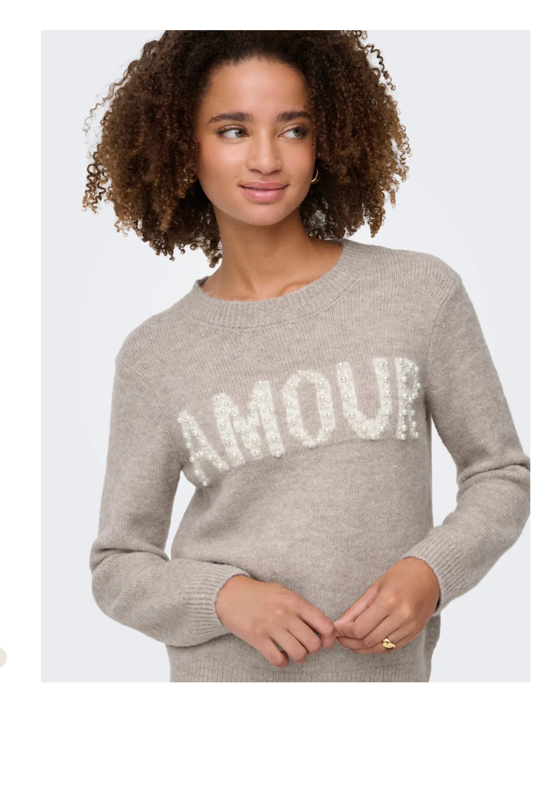 JDY strik med perler