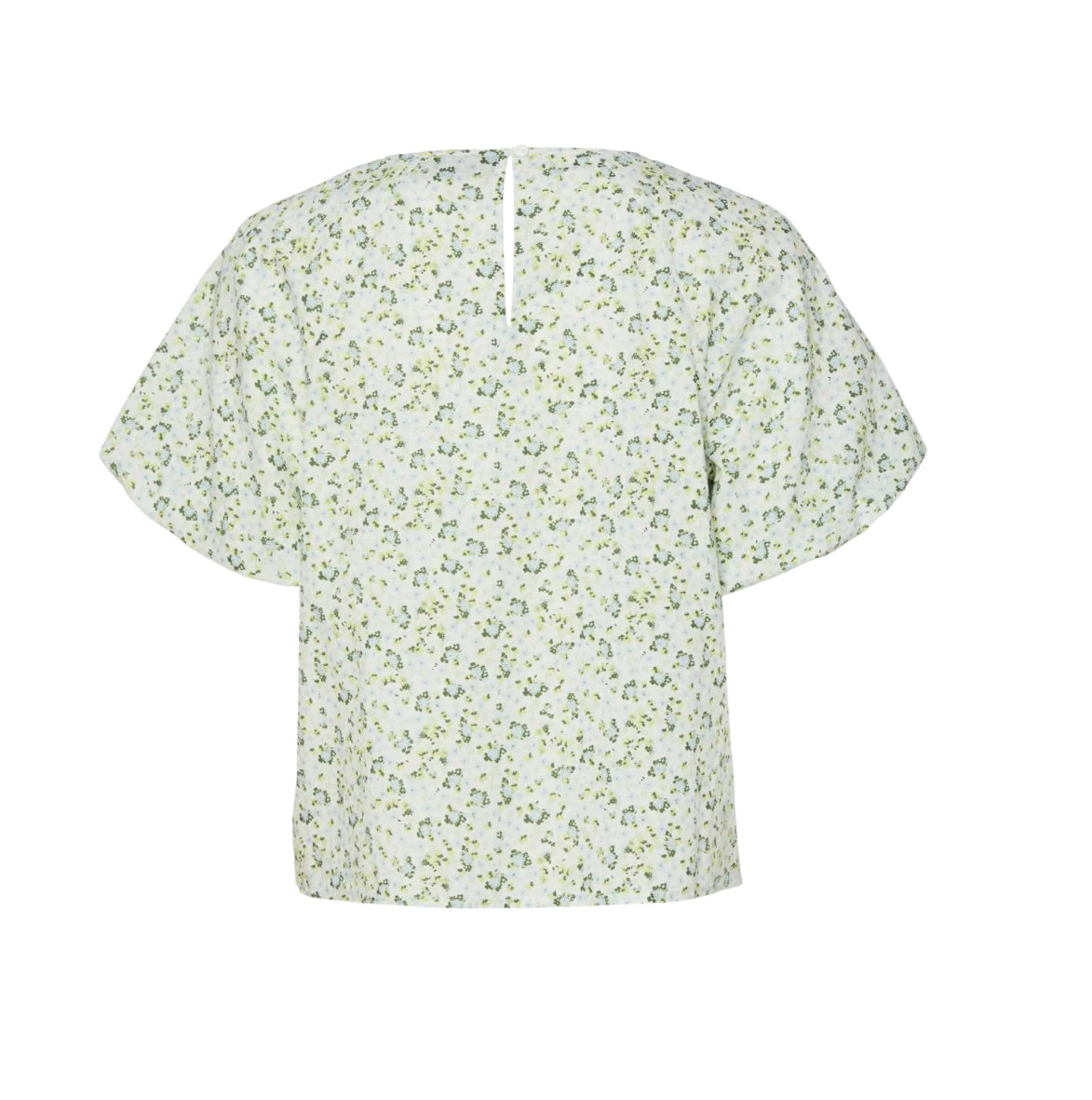 PIECES bluse med blomsterprint