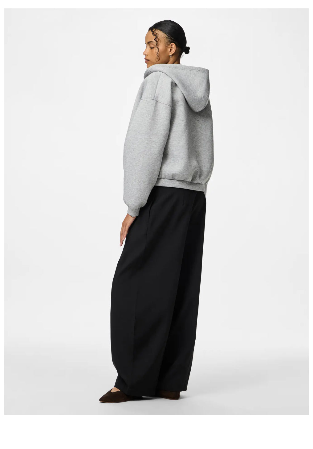 PIECES zip-up hoodie