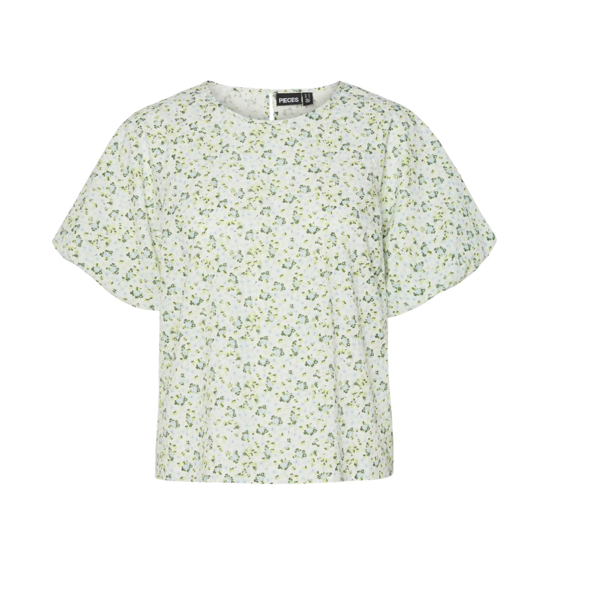 PIECES bluse med blomsterprint