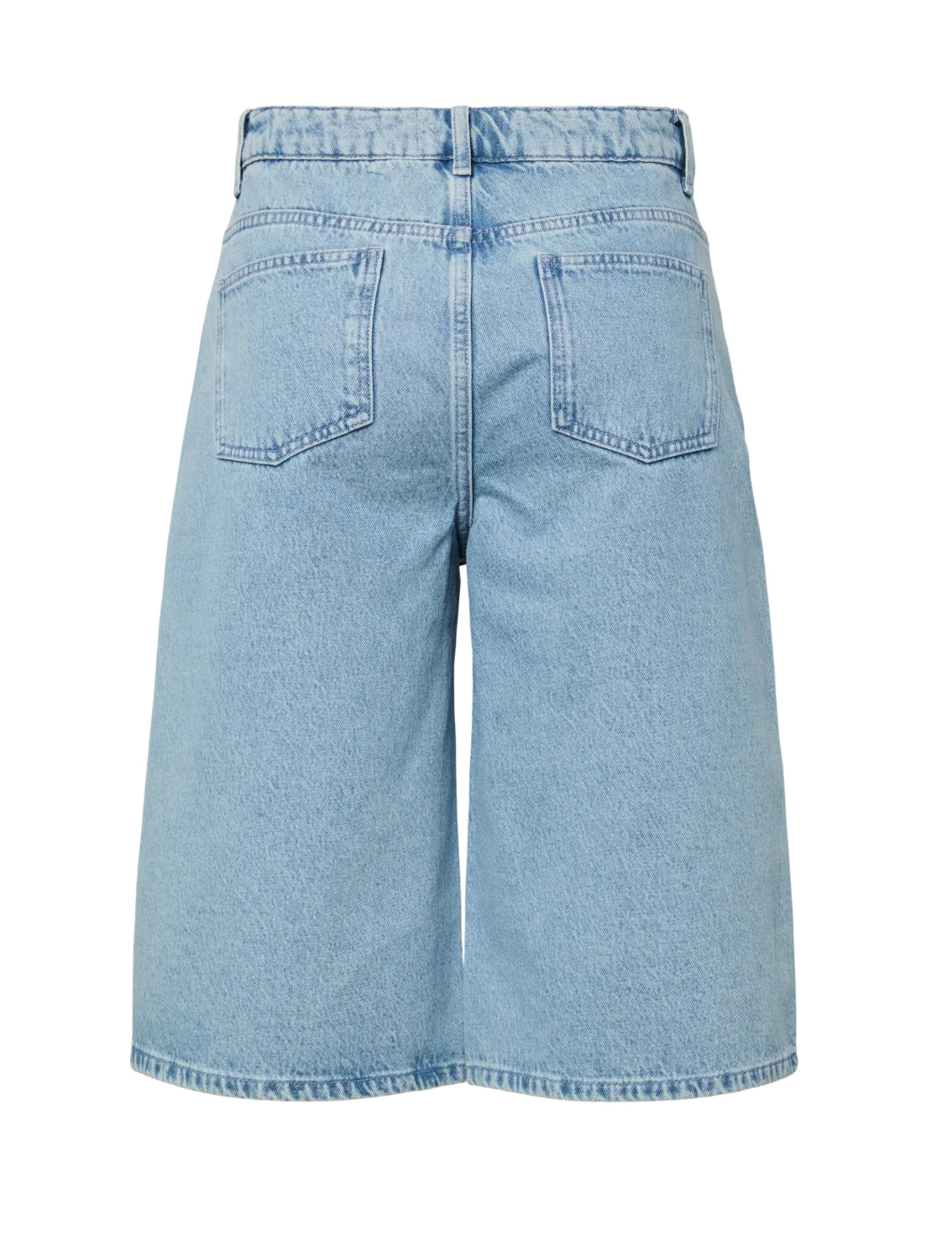 PIECES denim shorts med glitter
