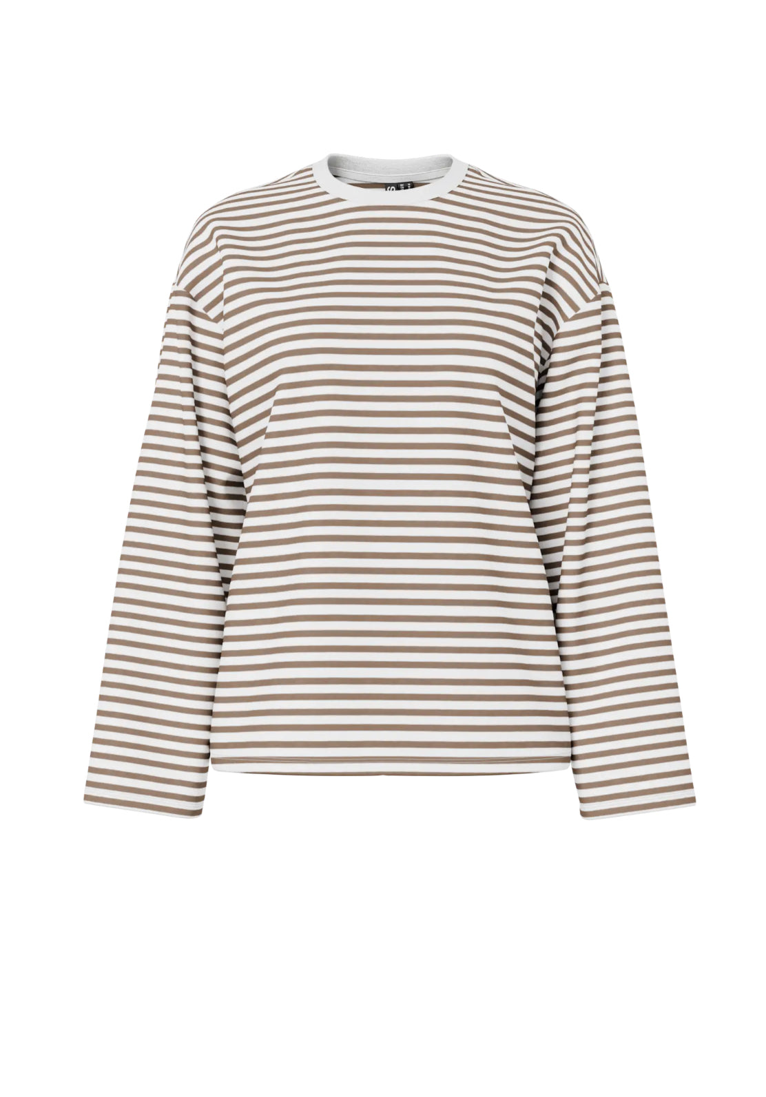 PIECES stribet bluse