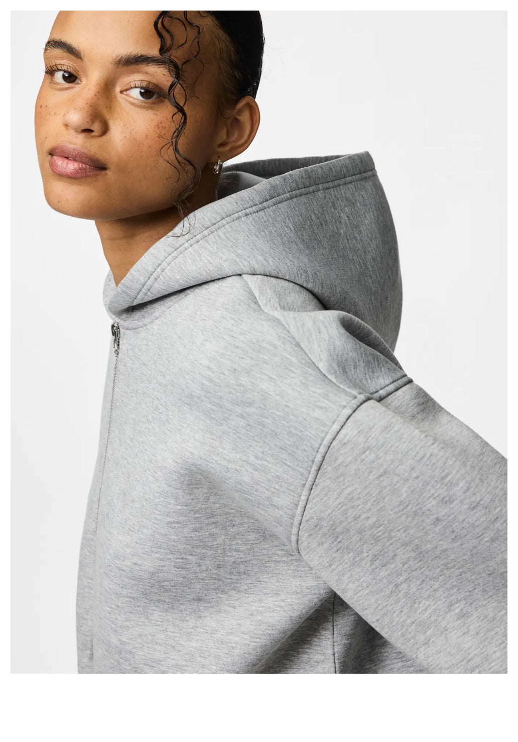 PIECES zip-up hoodie
