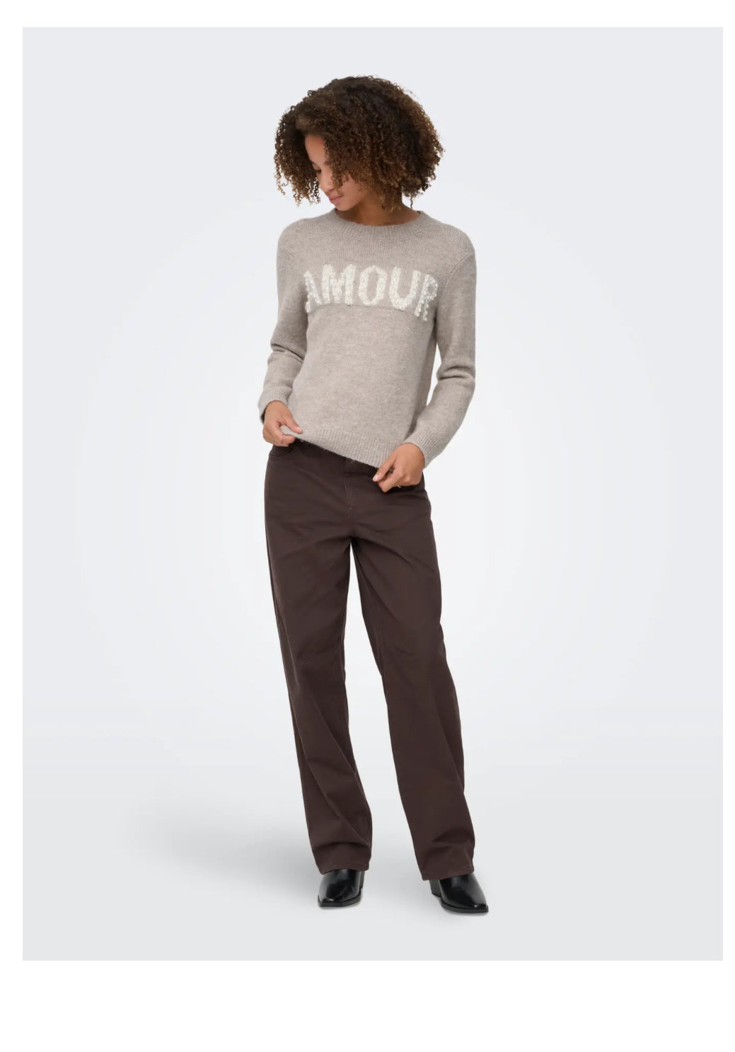 JDY strik med perler