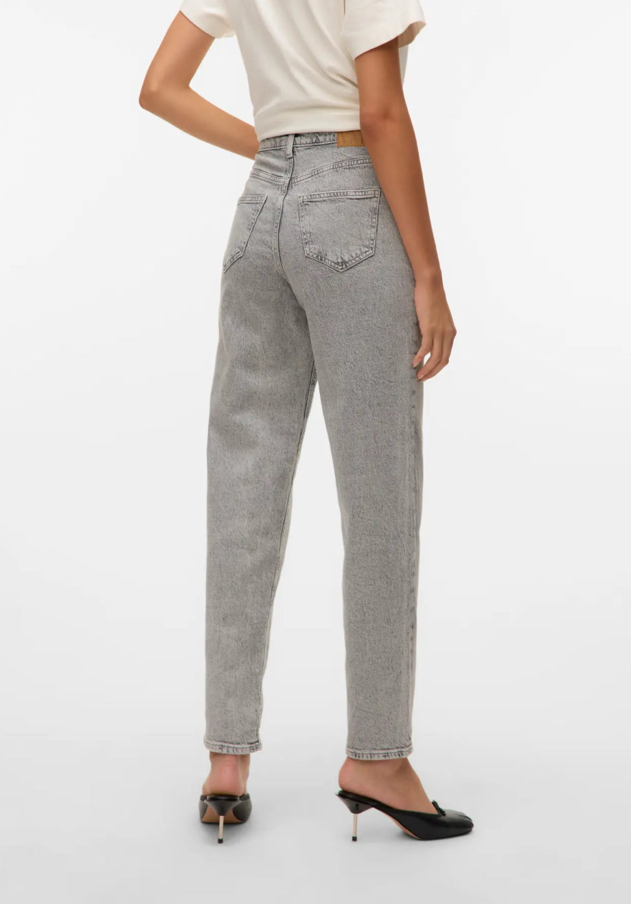 VERO MODA grå mom jeans