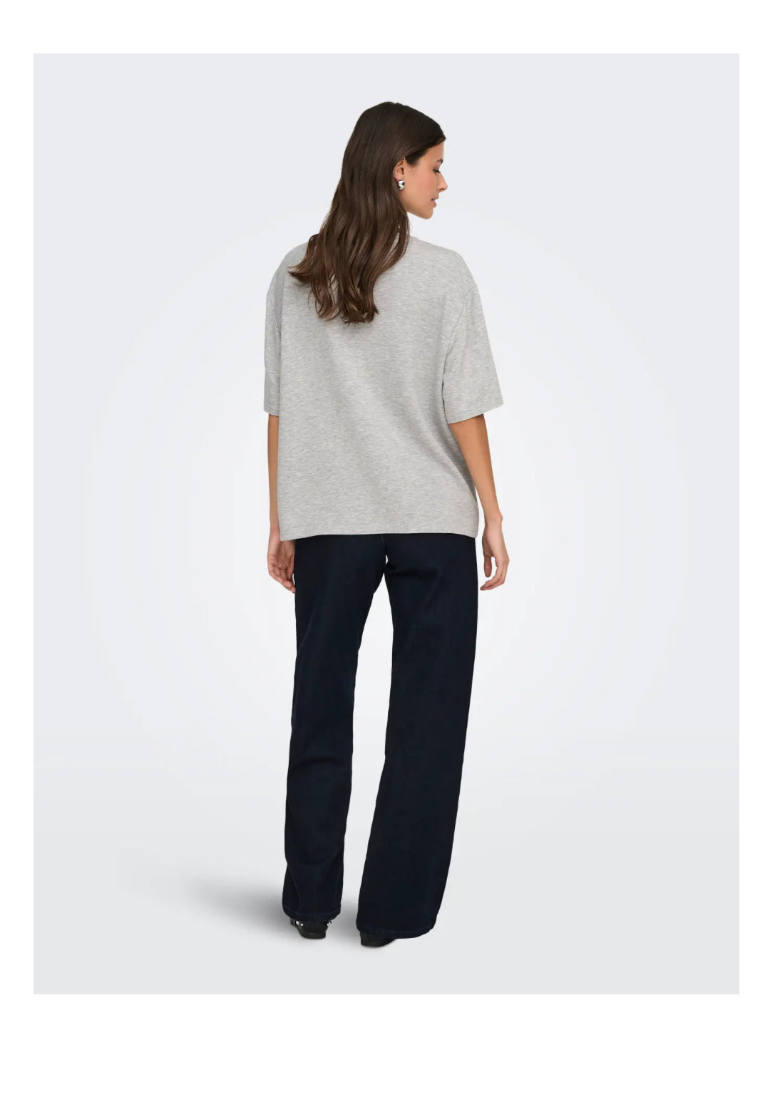 JDY t-shirt med glitter tal