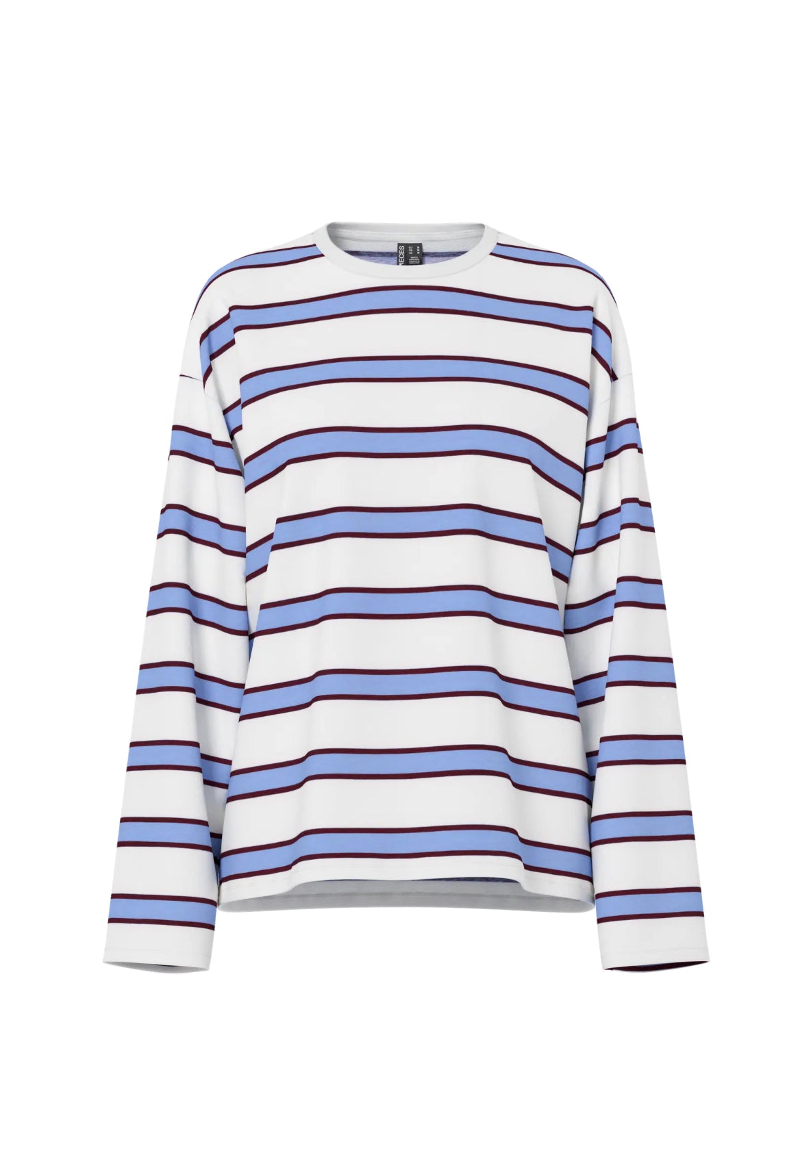 PIECES stribet bluse