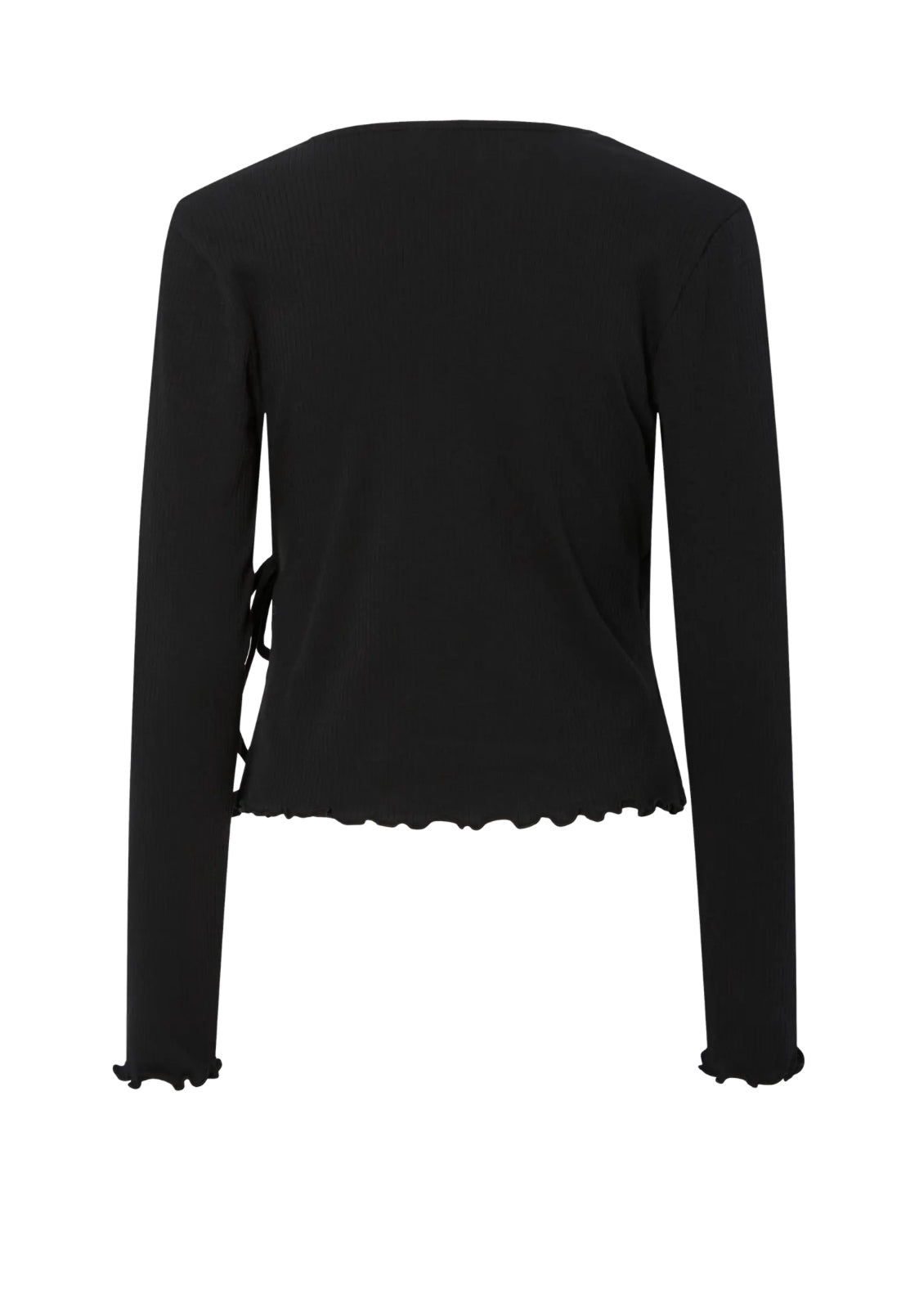 PIECES slå-om bluse