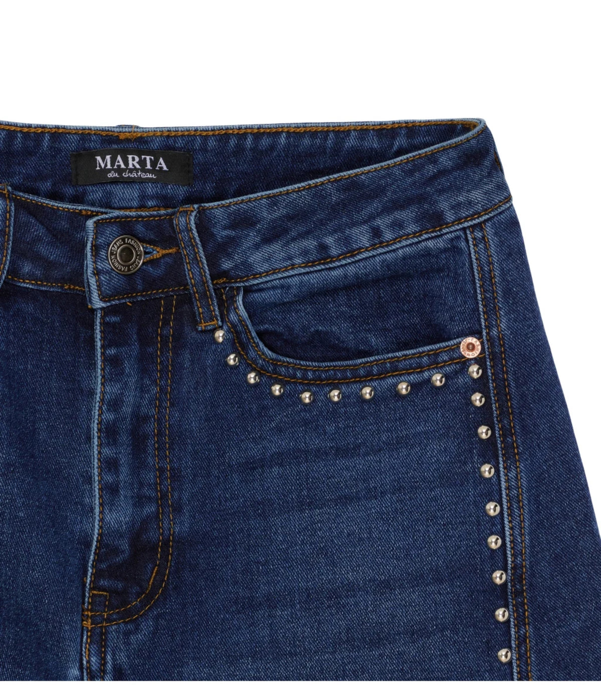 Marta jeans med nitter