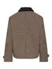 JDY Valerie ternet jakke brun/sort - set bagfra