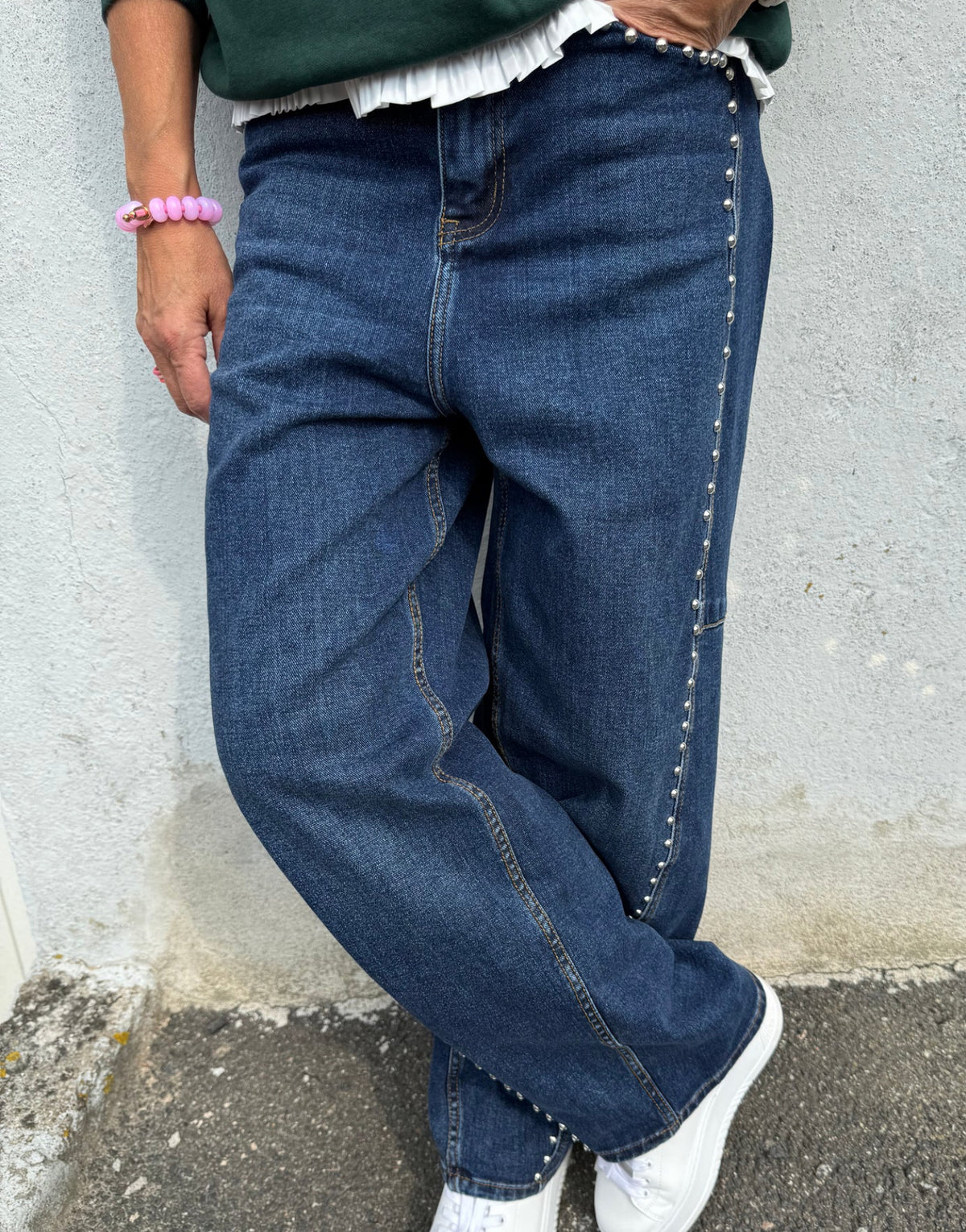 Marta jeans med nitter