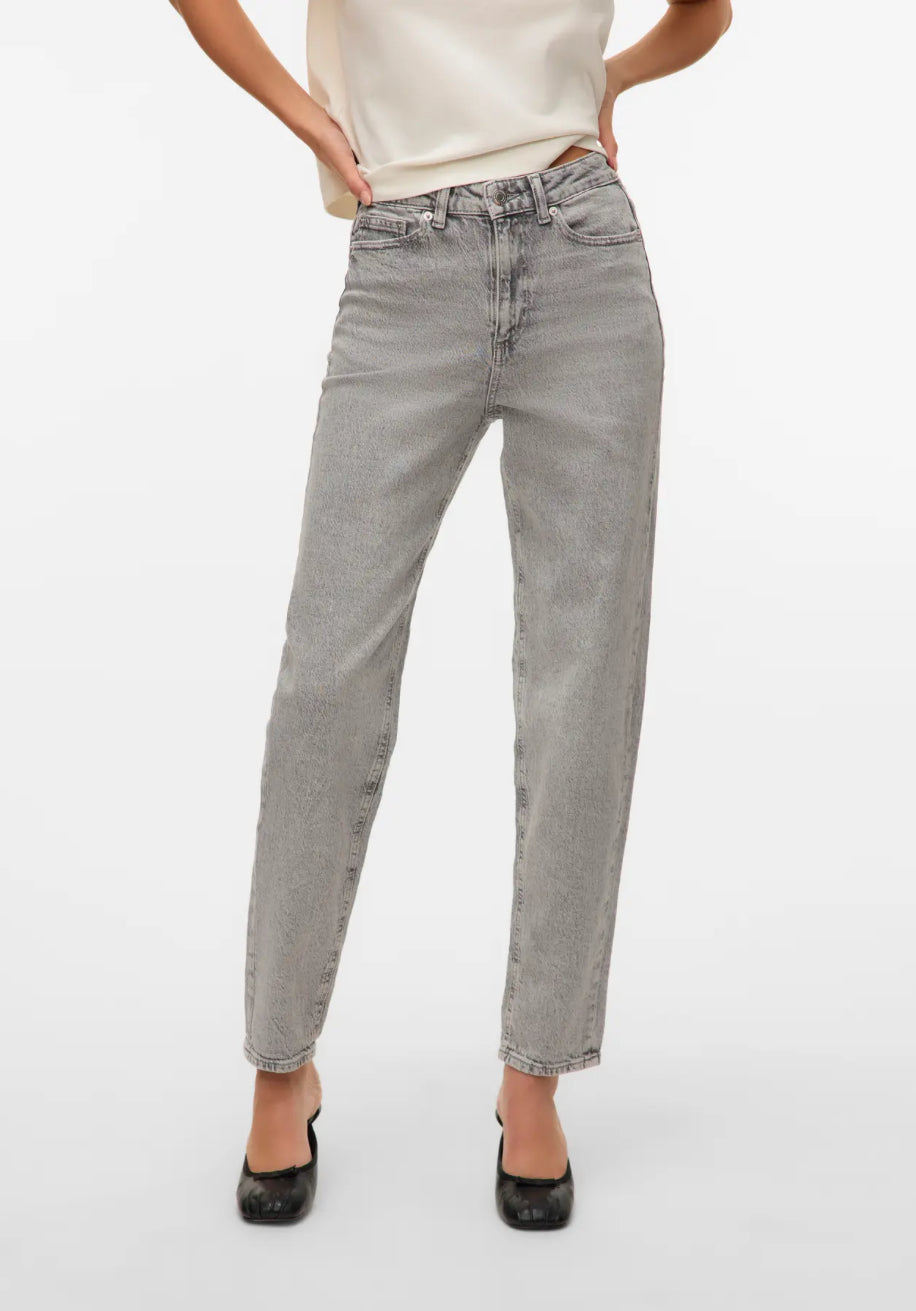VERO MODA grå mom jeans