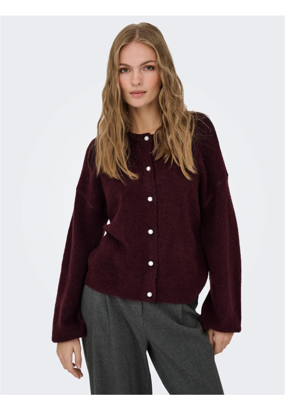 Only strikket cardigan