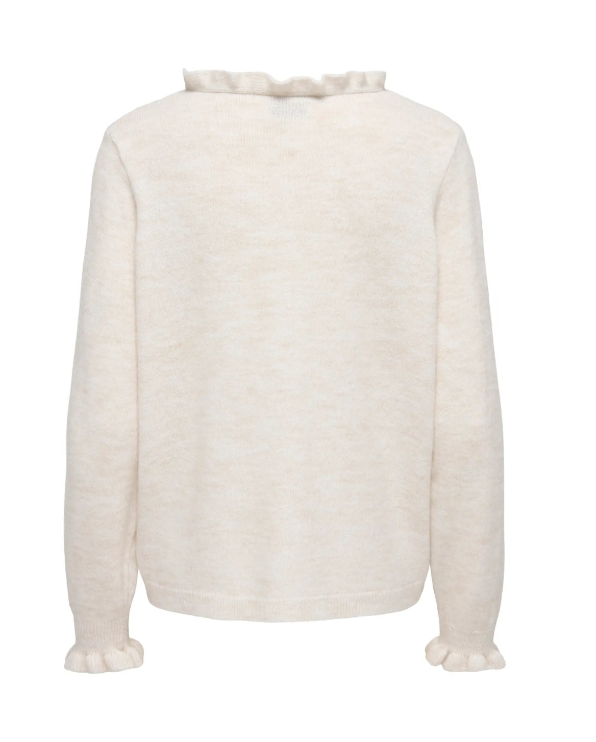 JDY cardigan med perle knapper