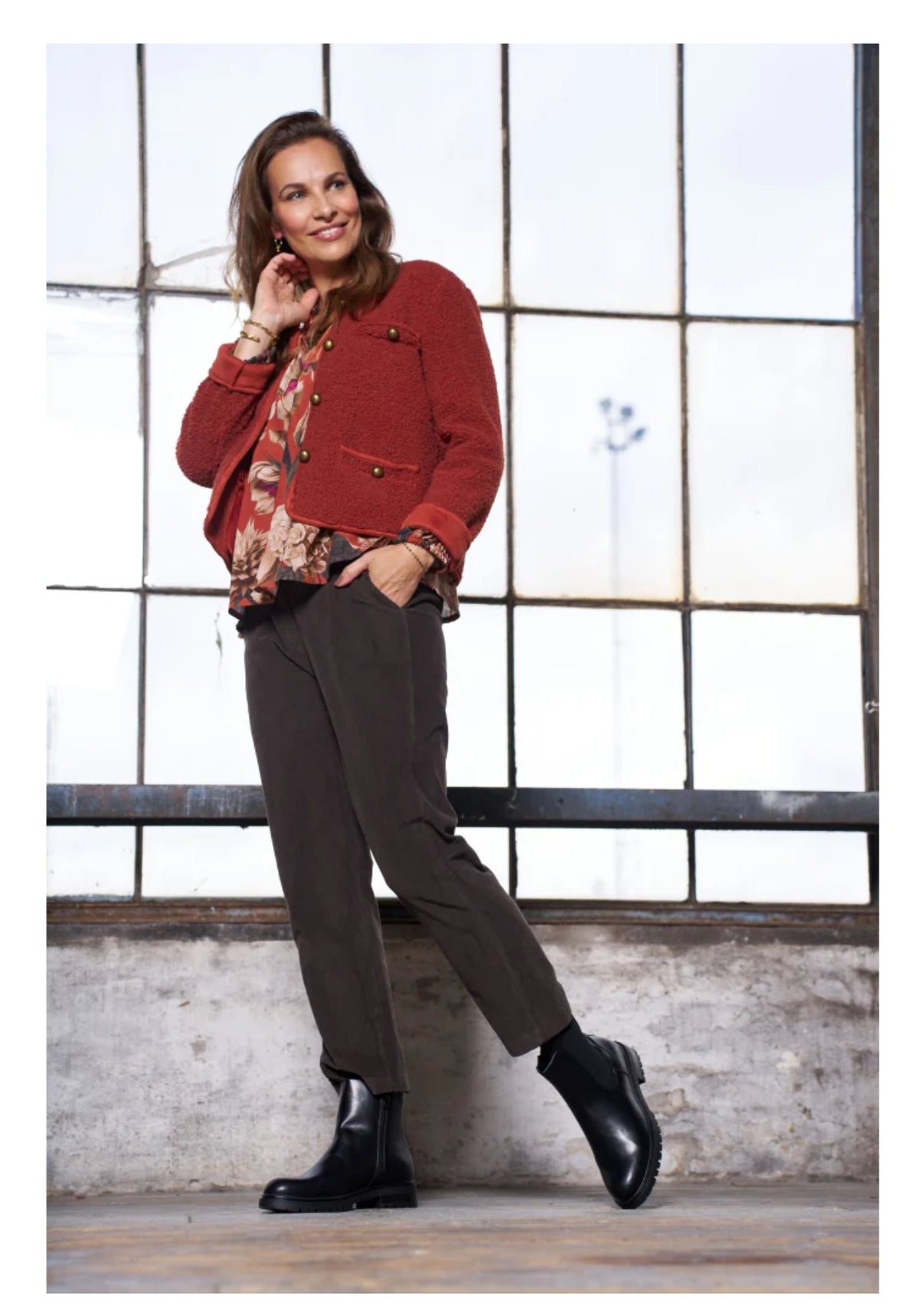 Marta babyfløjls bukser