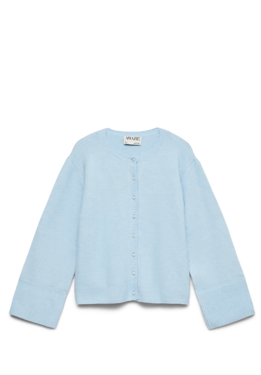 AWARE o-neck knit cardigan