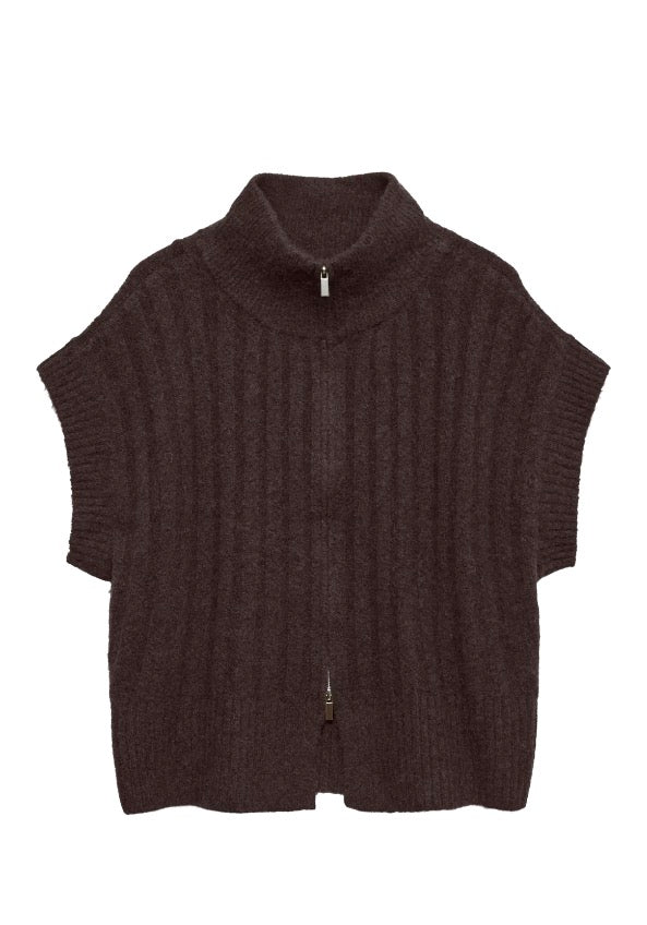 VERO MODA highneck zipper vest