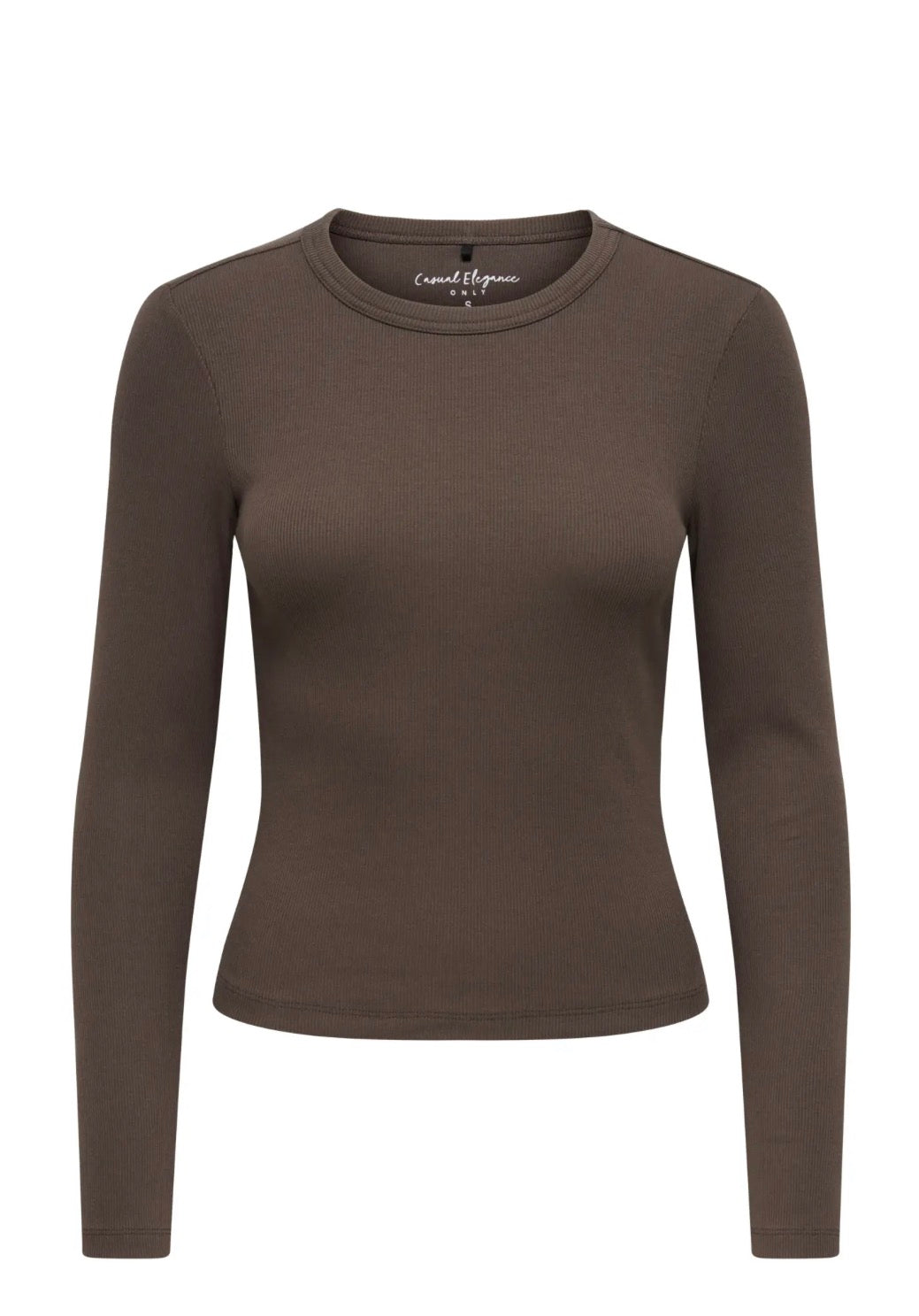 ONLY O-neck basis bluse