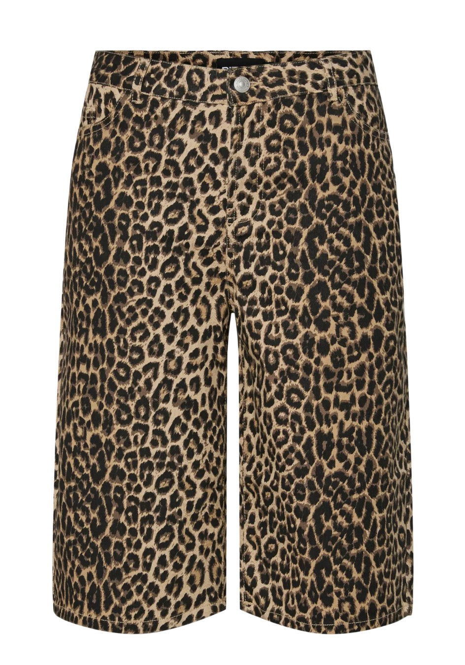 PIECES leopard jorts