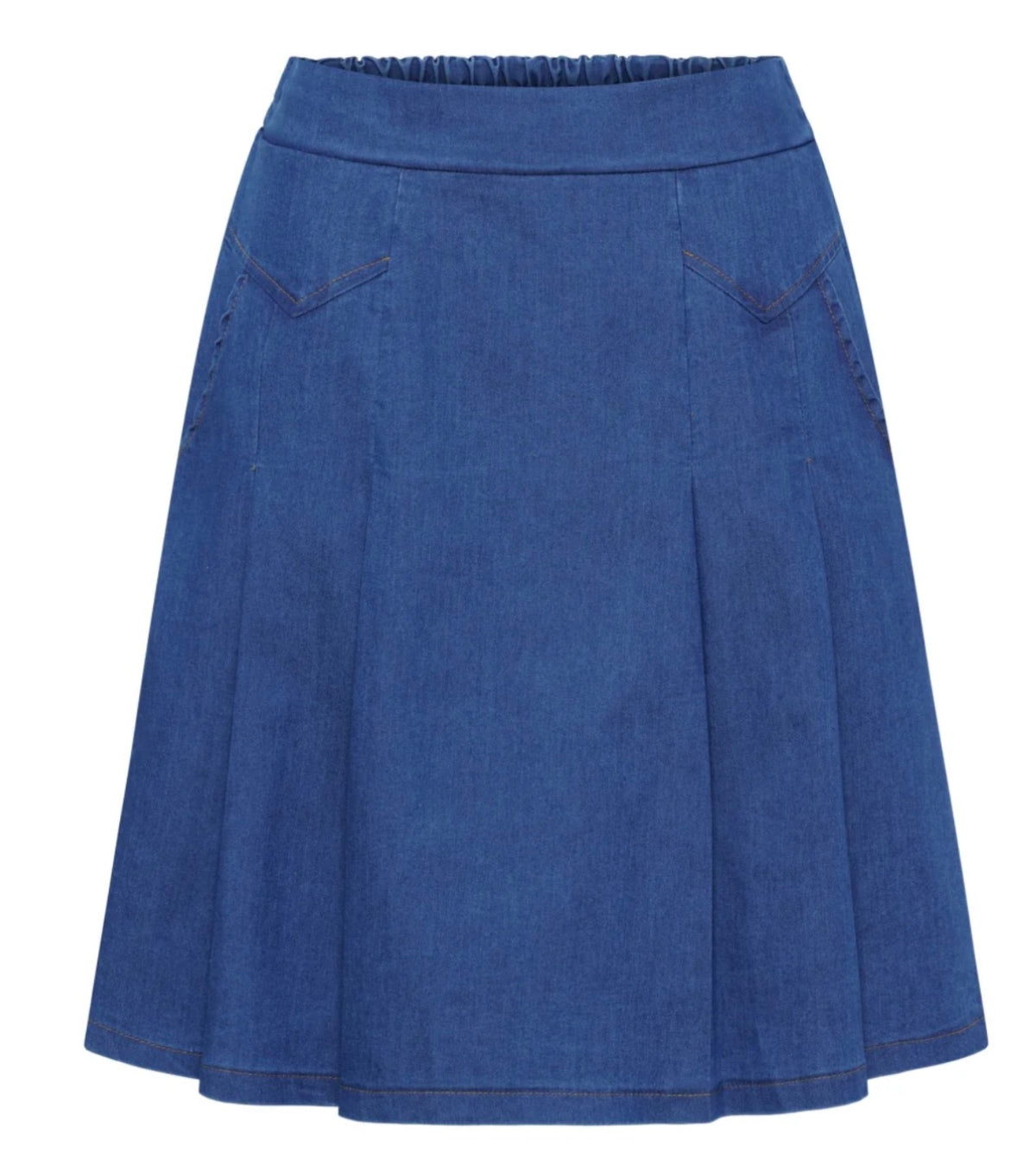 Marta denim nederdel