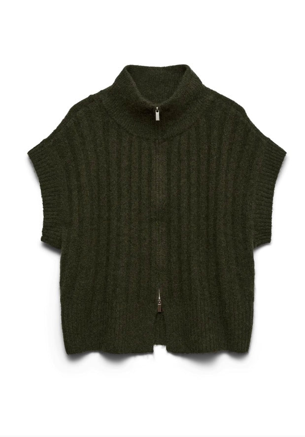 VERO MODA Highneck zipper vest