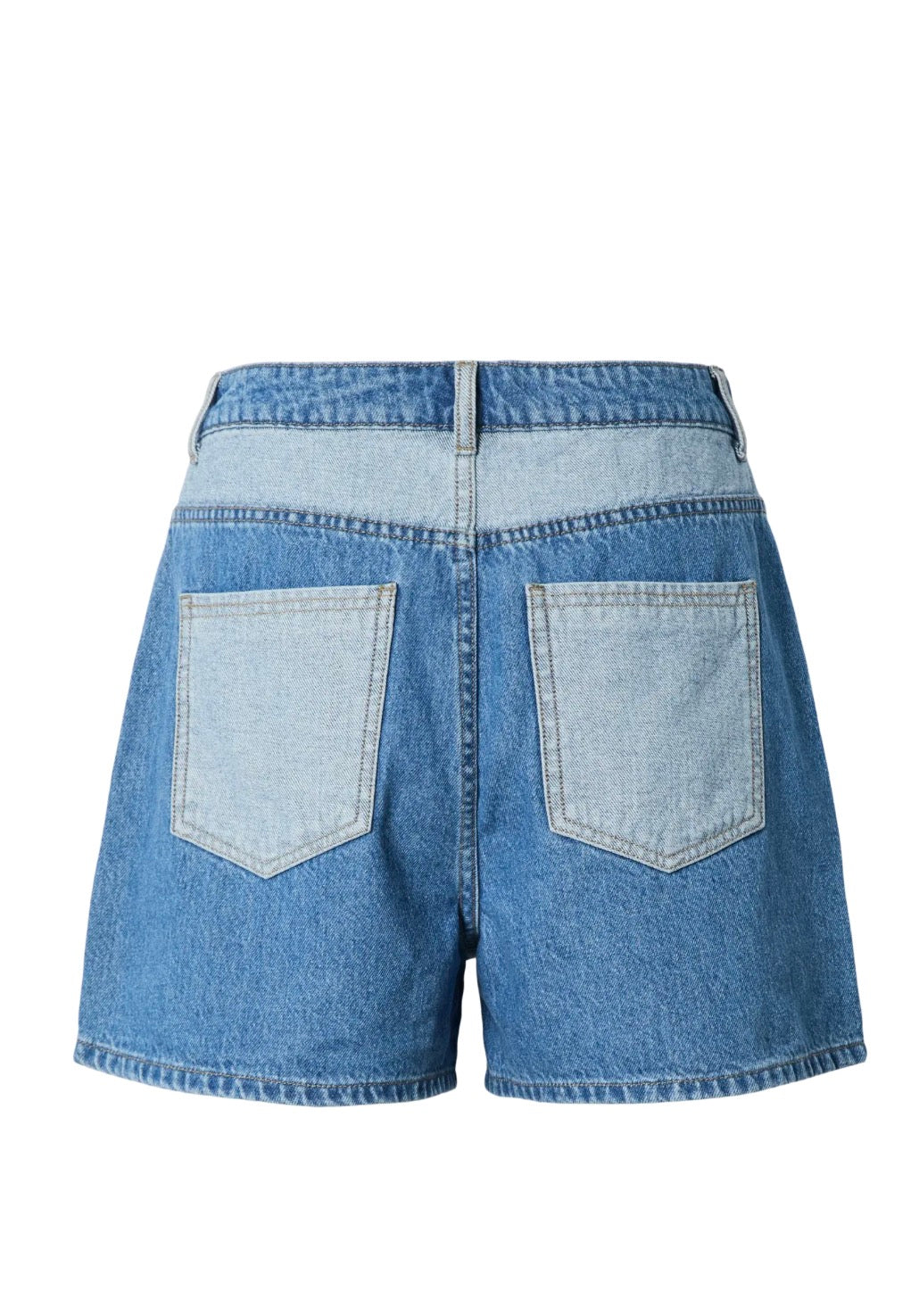 PIECES patchwork shorts