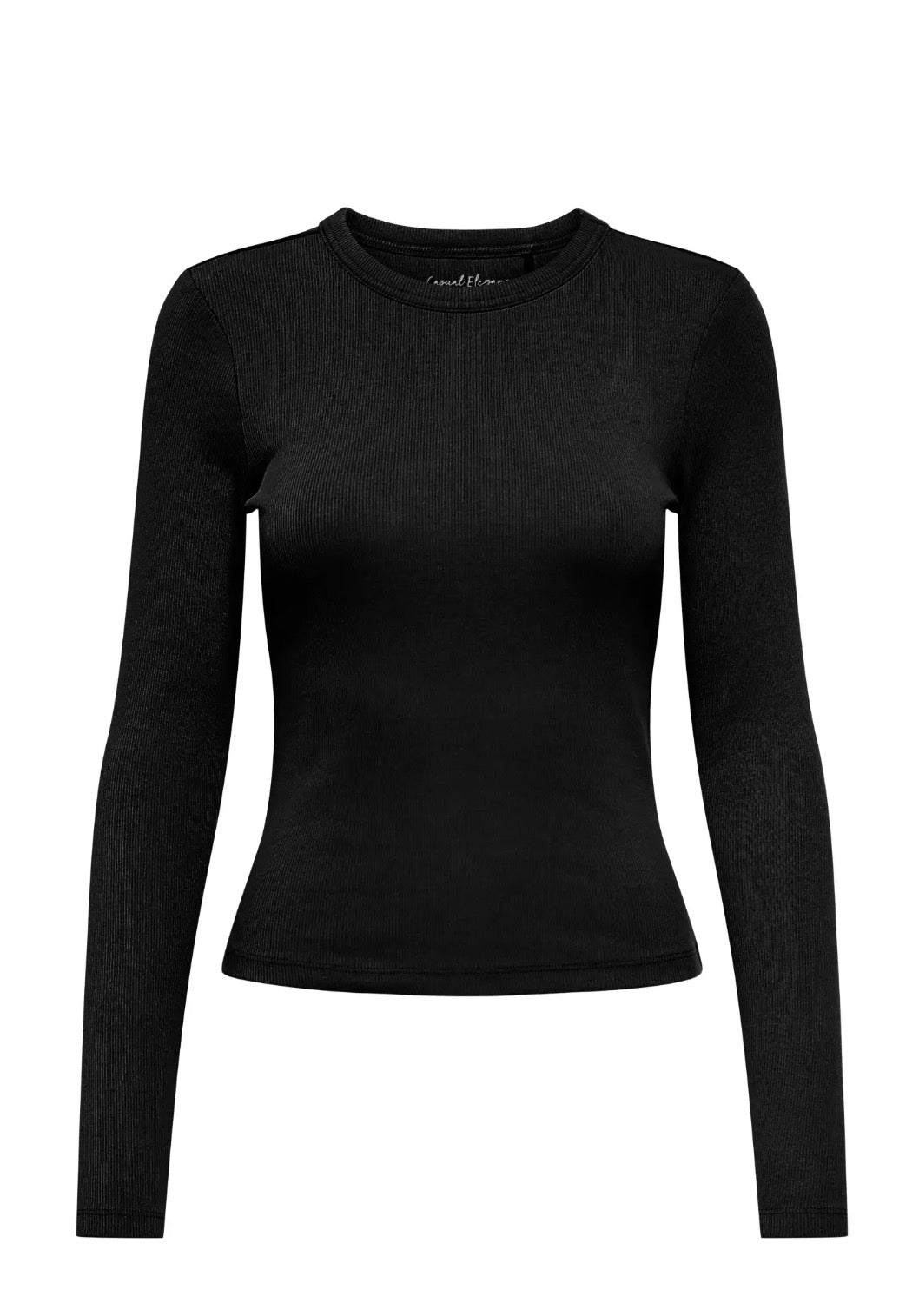 ONLY O-neck basis bluse