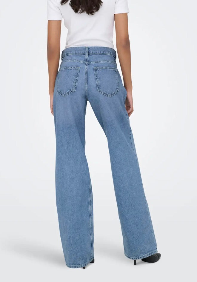 ONLY brenda low wide jeans