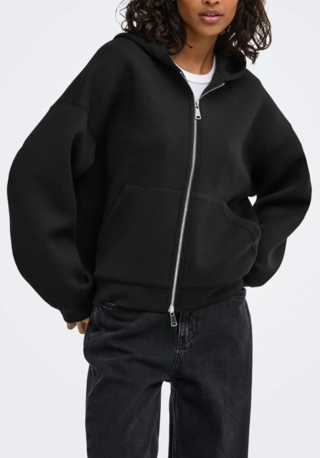 JDY scuba zip Hoodie