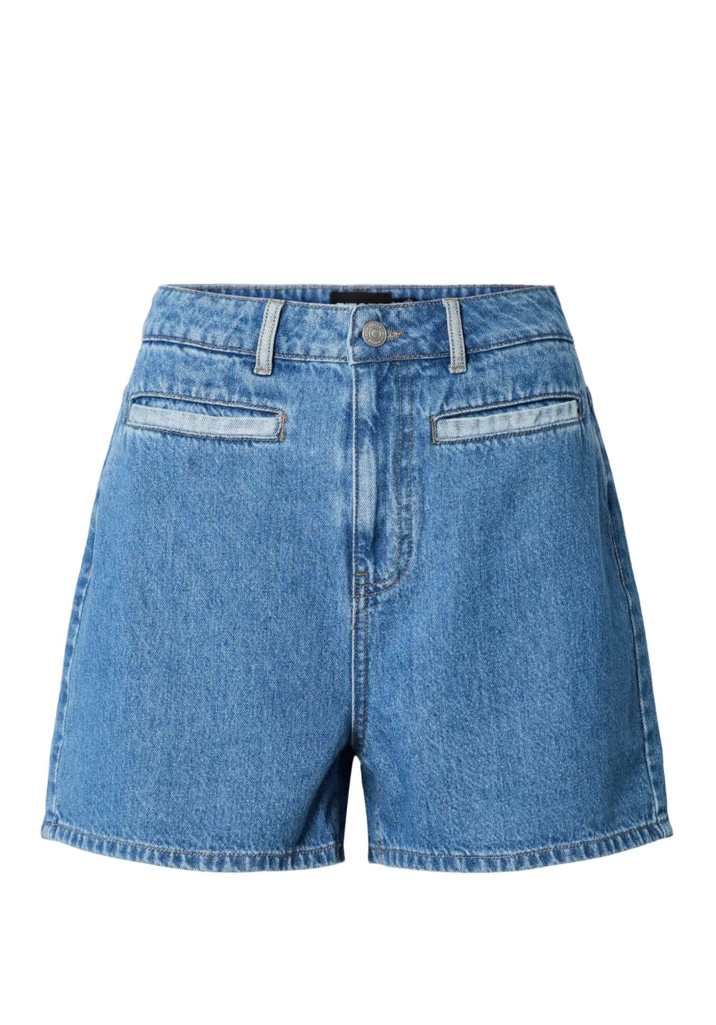 PIECES patchwork shorts