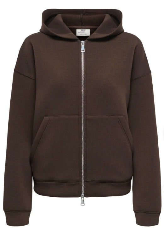 JDY scuba zip Hoodie