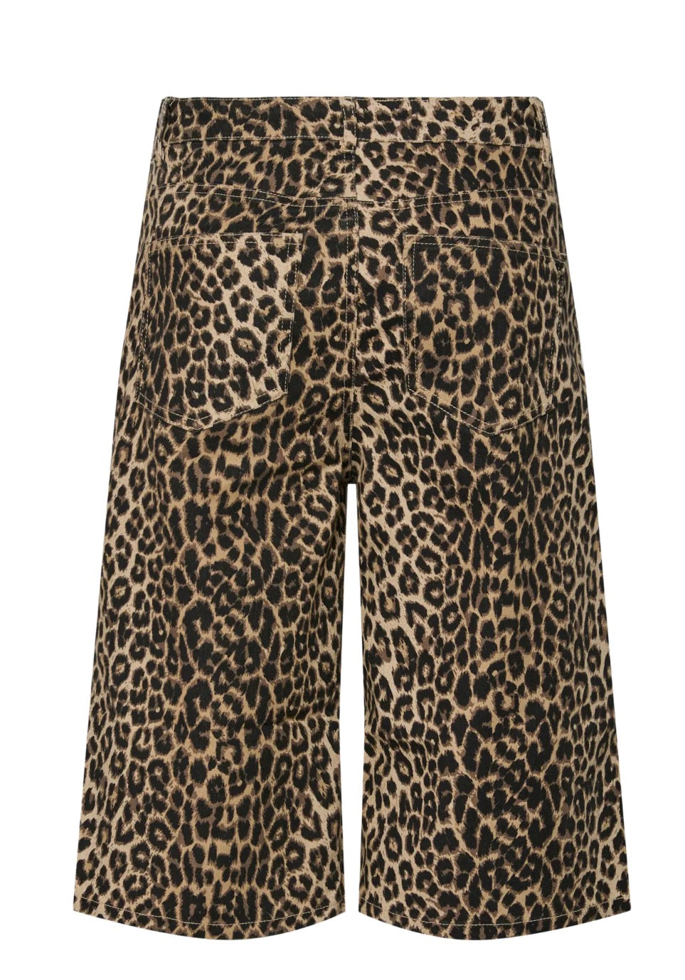 PIECES leopard jorts
