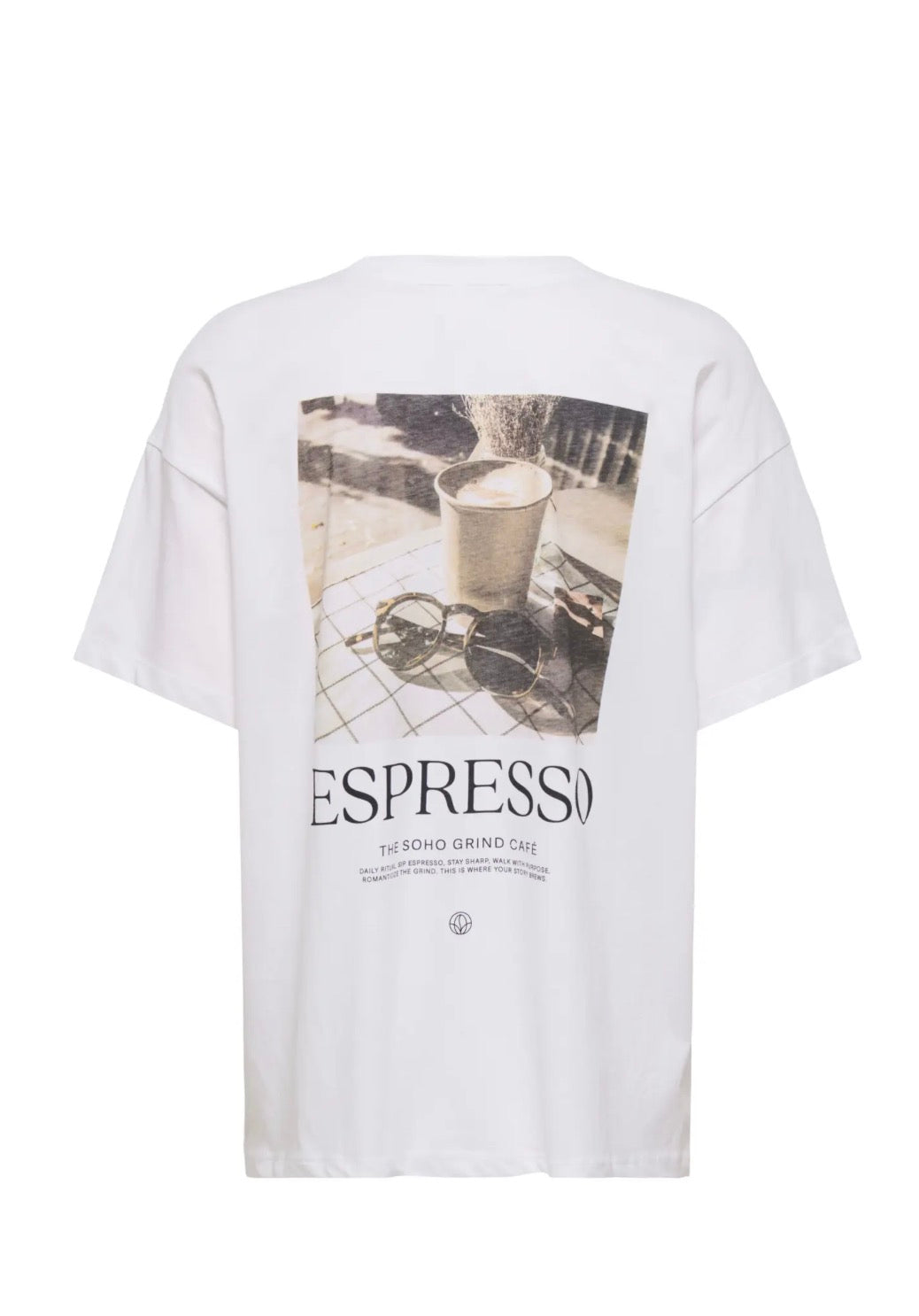 ONLY T-shirt med rygprint