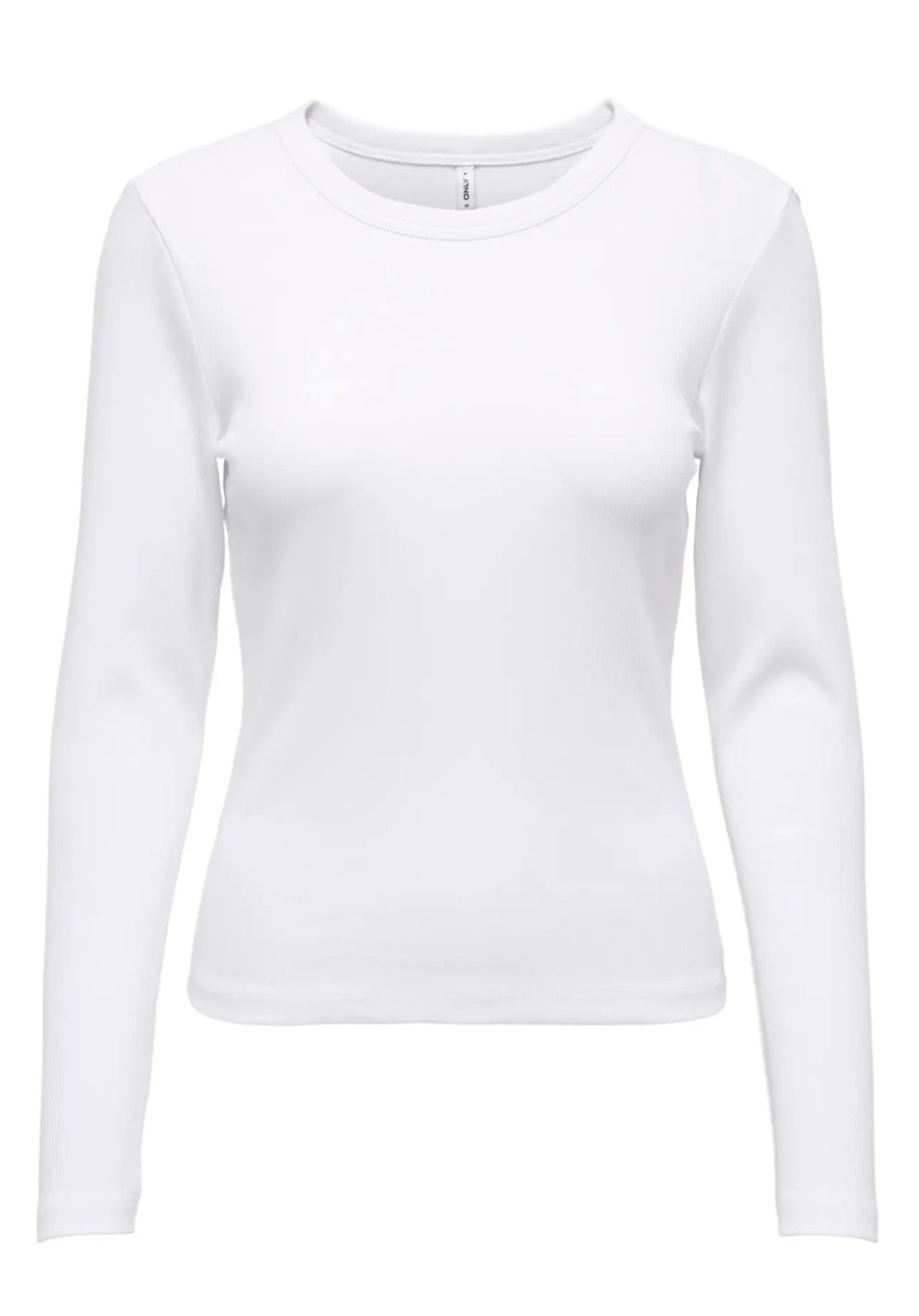 ONLY O-neck stram basis bluse