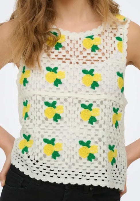 ONLY crochet top