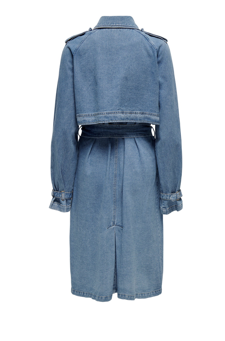 ONLY | Lang denim trenchcoat coat, når du mangler en let jakke