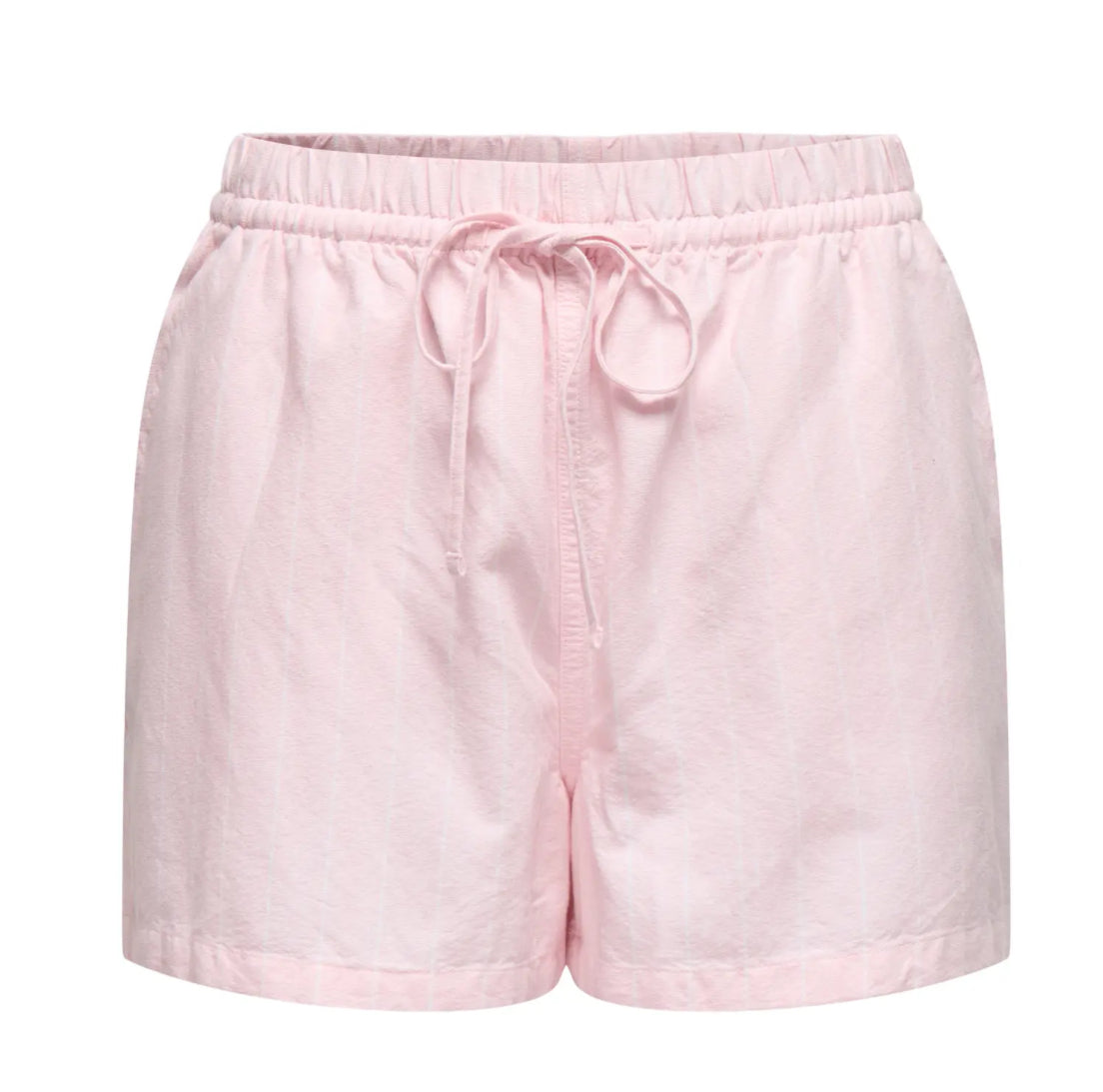 Lyserøde stribet shorts fra jdy