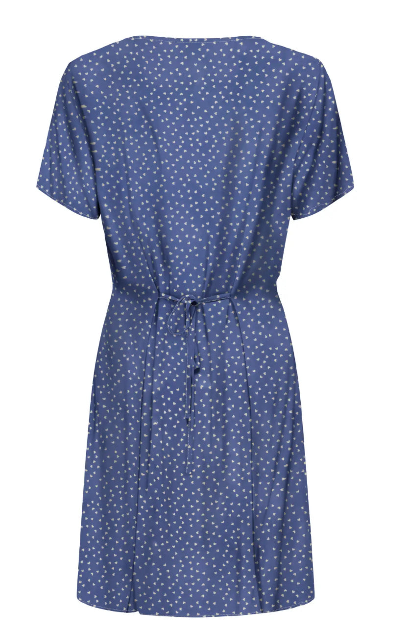 JDY | Sommer kjole med hjerte print