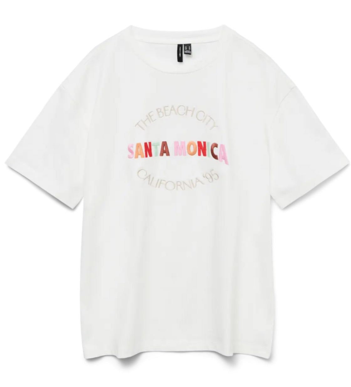 VERO MODA | t-shirt med broderet tekst