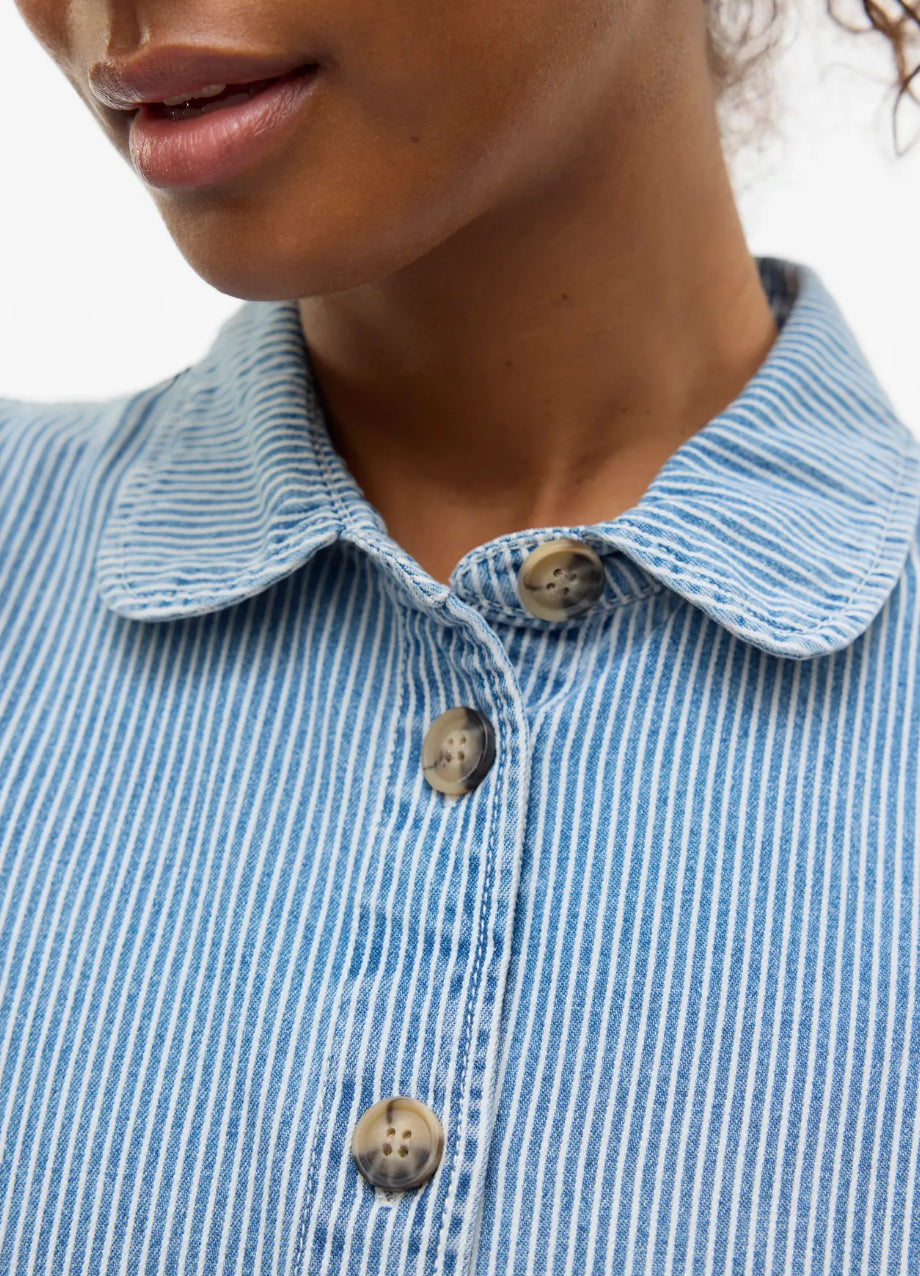 VERO MODA stribet denim jakke