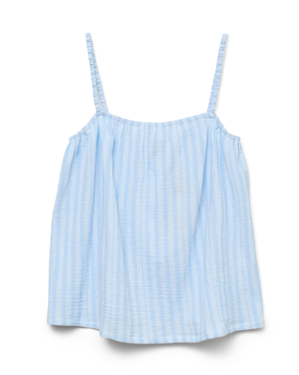 Stribet top med stropper fra VERO MODA