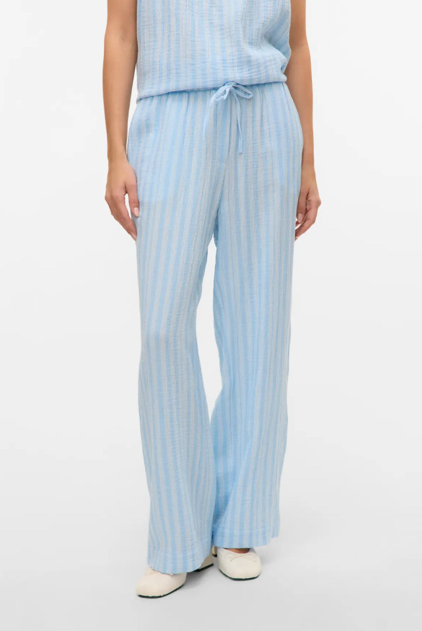 VERO MODA stribet sommer bukser