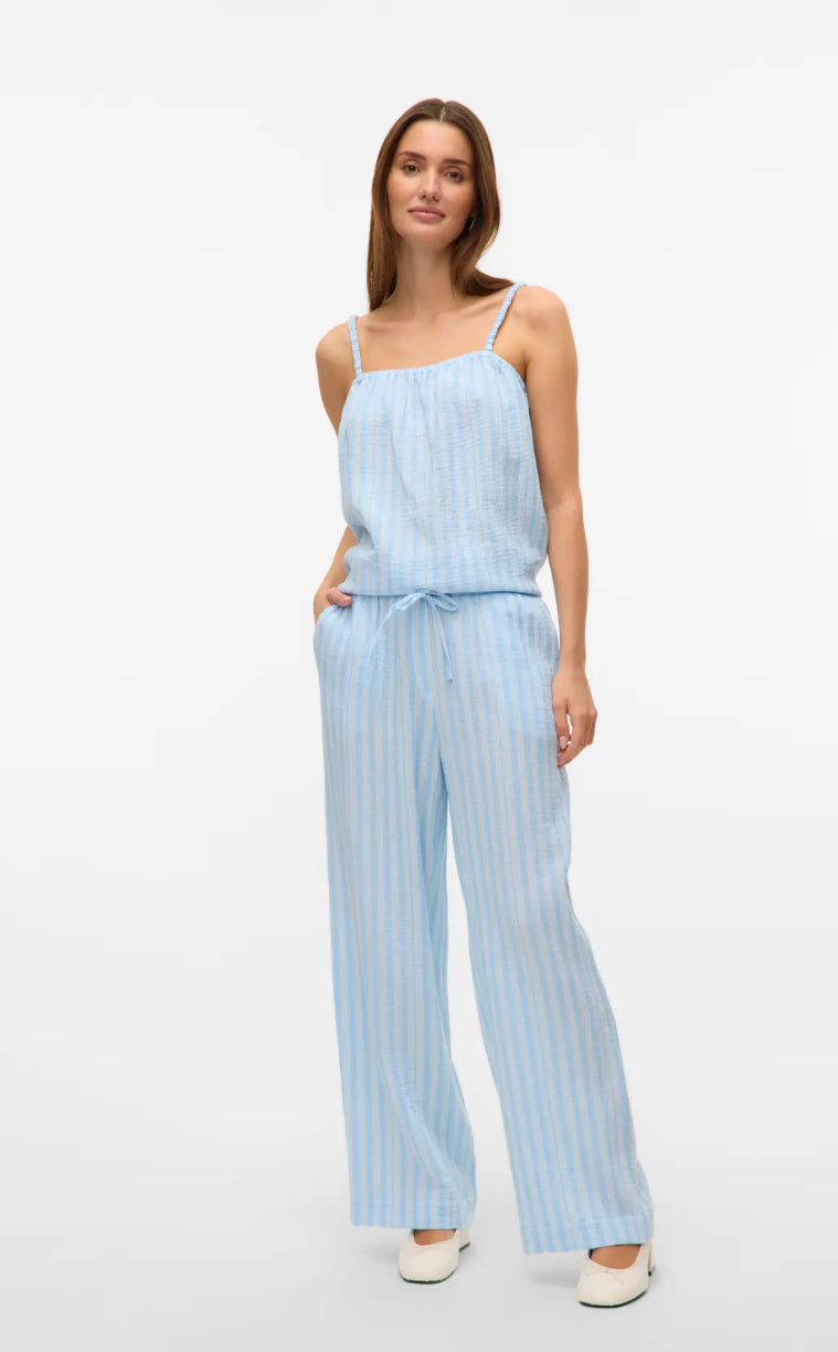VERO MODA stribet sommer bukser