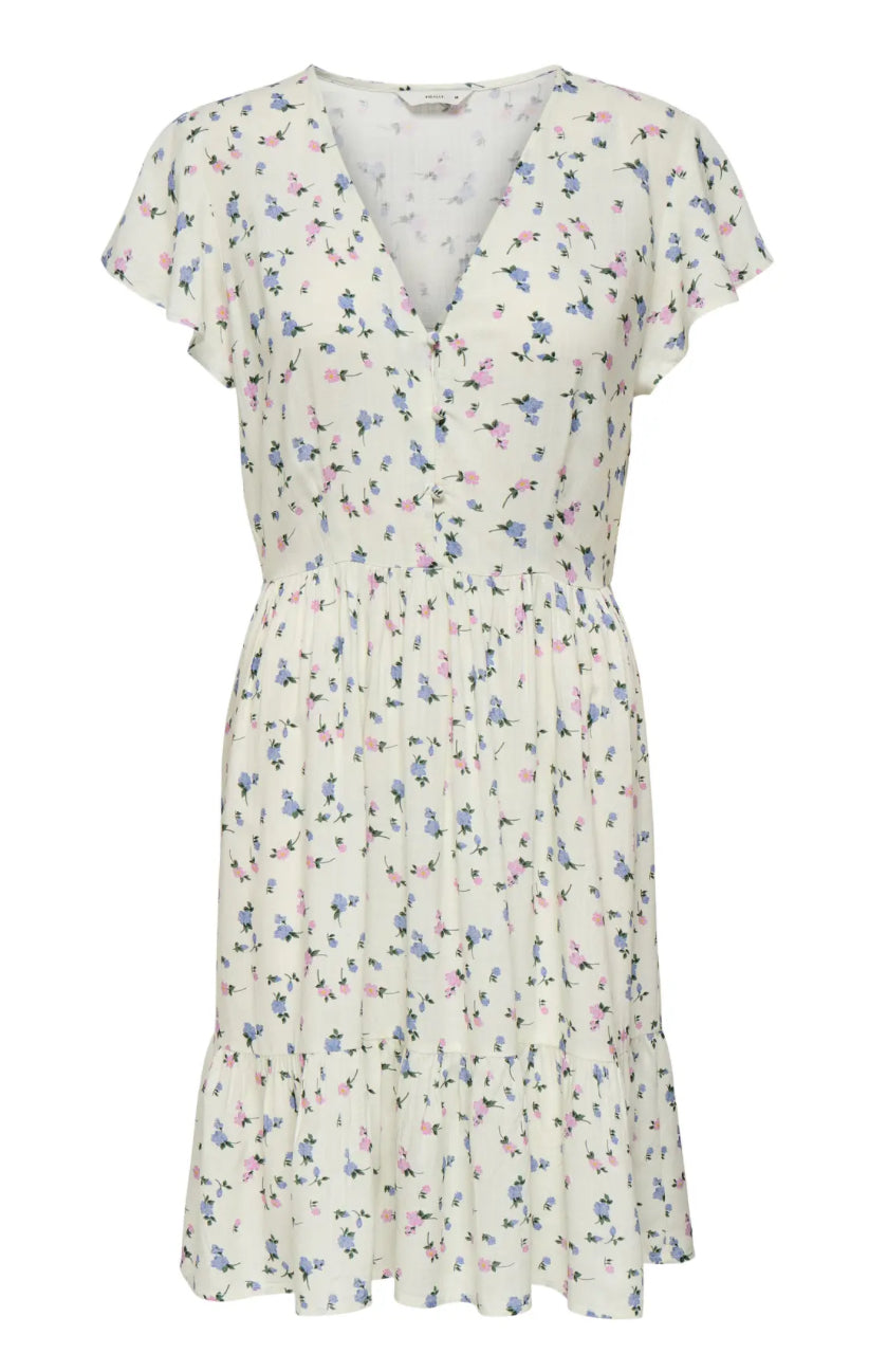 ONLY blomstret sommerkjole