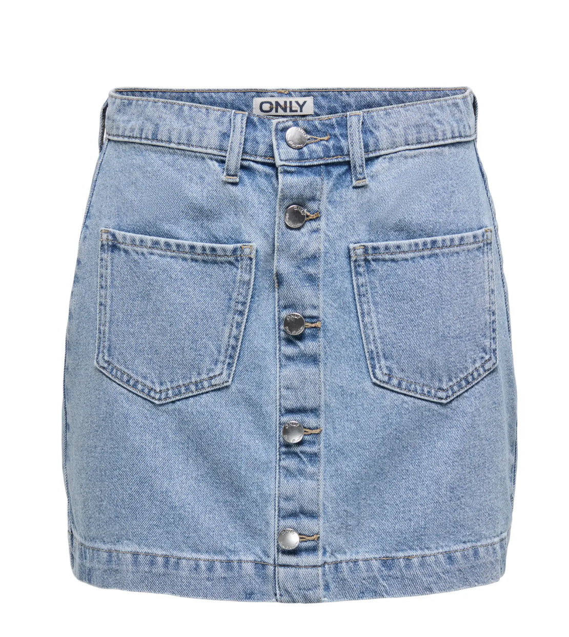 ONLY kort denim nederdel