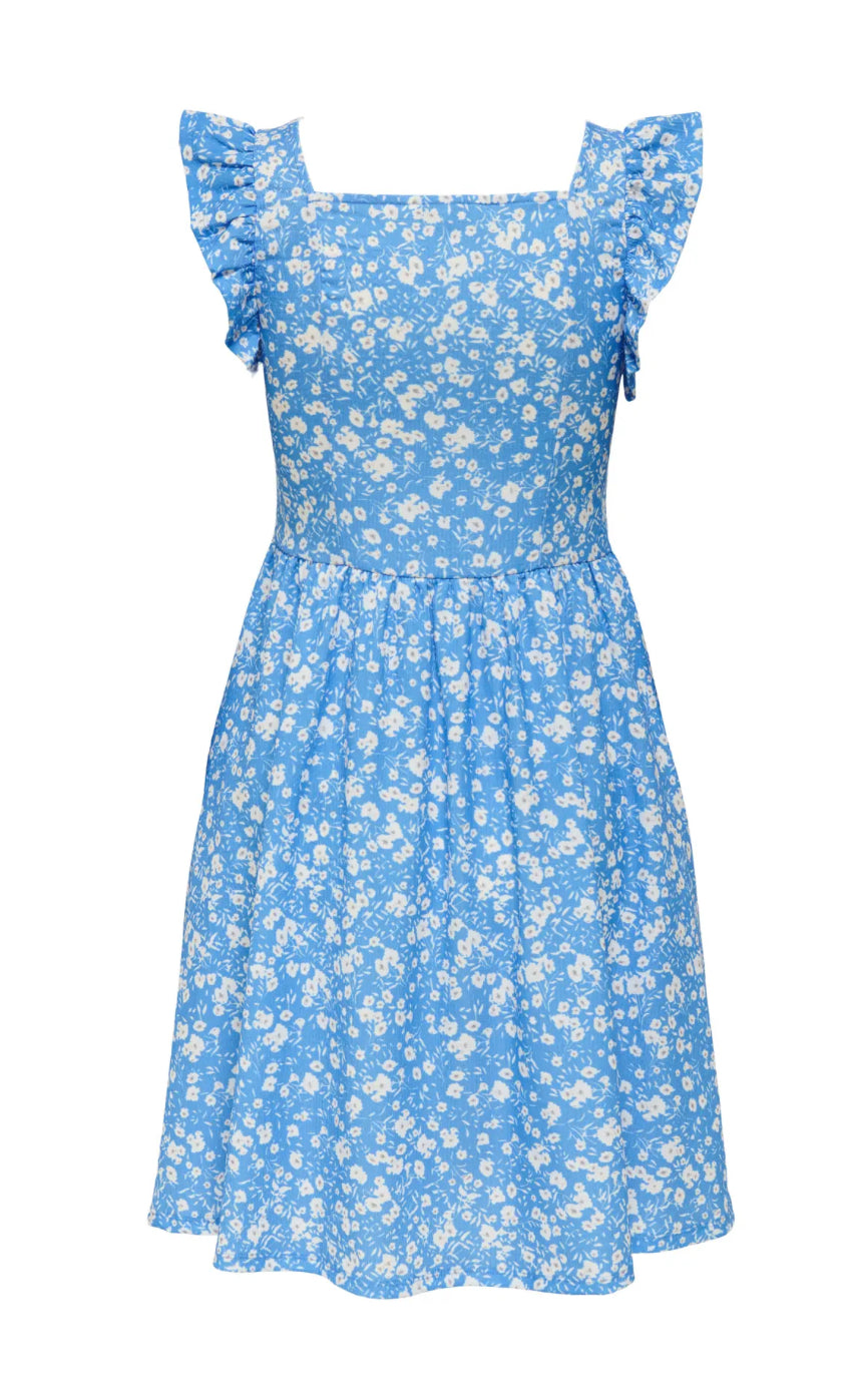 ONLY blomstret sommerkjole