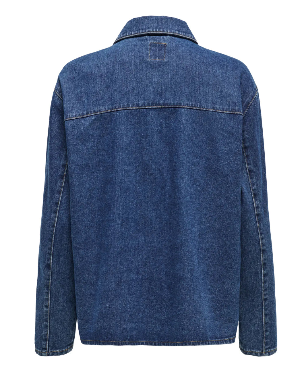 ONLY denim jakke med binde lukning