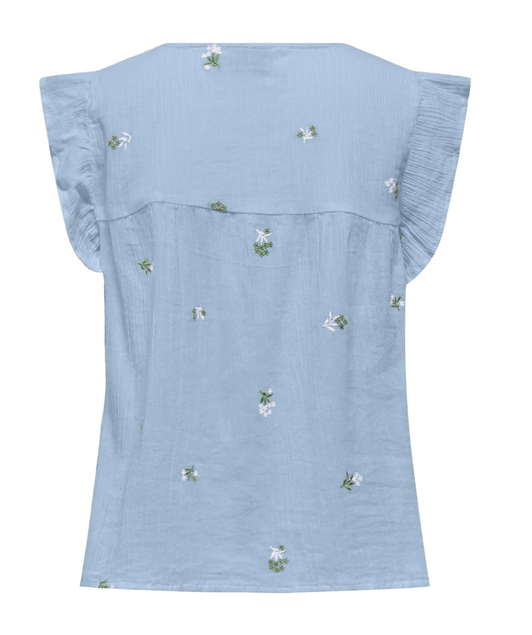 JDY broderet bluse uden ærme